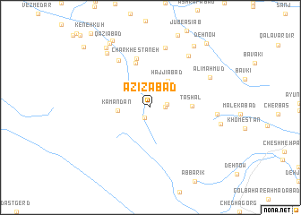 map of ‘Azīzābād