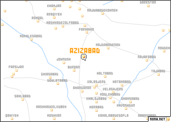 map of ‘Azīzābād