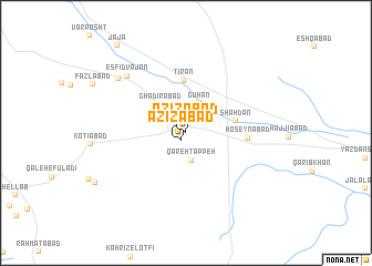 map of ‘Azīzābād