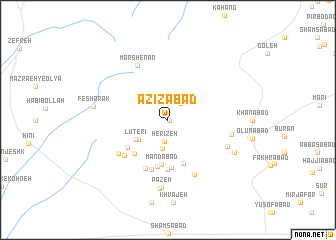 map of ‘Azīzābād