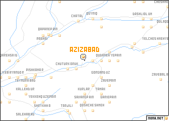 map of ‘Azīzābād