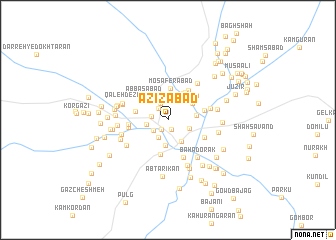 map of ‘Azīzābād