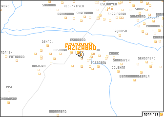 map of ‘Azīzābād