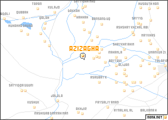 map of ‘Azīz Āghā