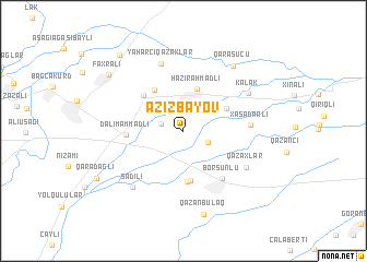 map of Əzizbǝyov