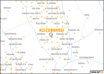 map of ‘Azīz-e Bāmadī