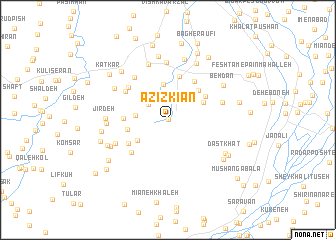 map of ‘Azīz Kīān