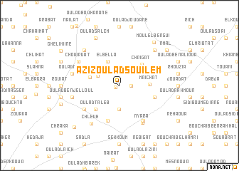 map of Aziz Oulad Souilem