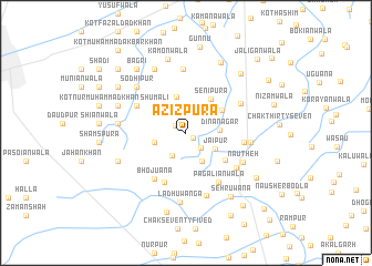 map of Azizpura