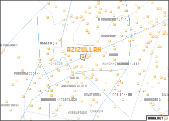 map of Azīzullāh