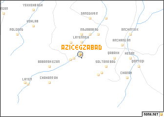 map of ‘Azı246)zābād