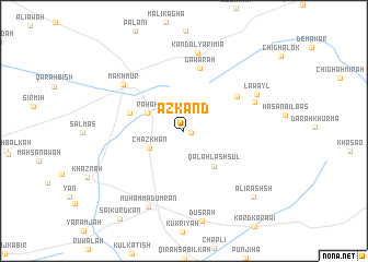 map of Azkand