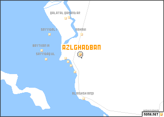 map of ‘Azl Ghaḑbān