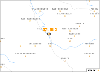 map of Azloua