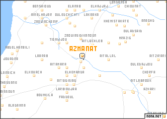 map of Azmanat