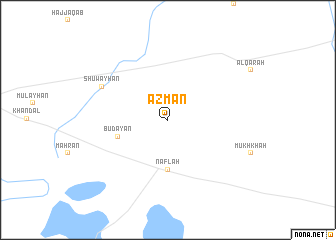 map of ‘Azmān