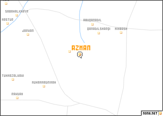 map of ‘Azmān