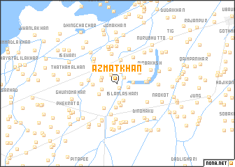 map of Azmat Khān