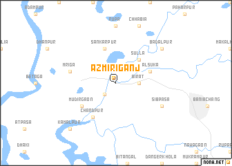 map of Azmiriganj