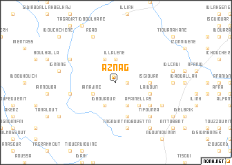 map of Aznag