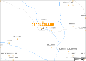 map of Aznalcóllar