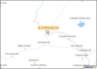 map of Aznasheva
