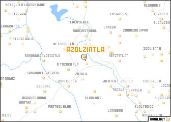 map of Azolzintla