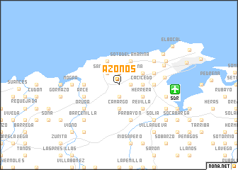 map of Azoños