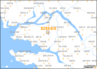 map of Azossim