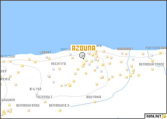 map of Azouna