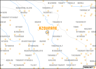 map of Azourane