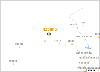 map of Azourg