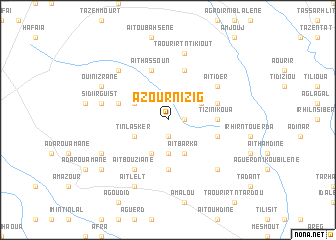 map of Azour nʼIzig