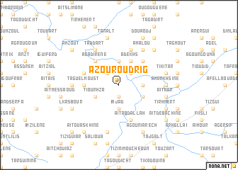 map of Azou Roudrig