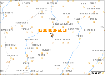 map of Azour Oufella