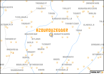 map of Azour Ouzedder