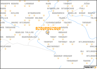 map of Azourouzour