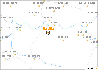 map of Azouz