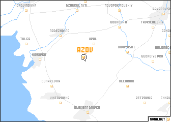 map of Azov