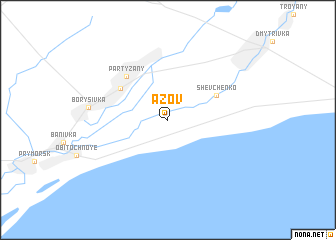map of Azov