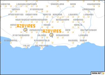 map of Azoyirés