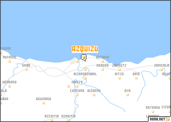 map of Azquizu