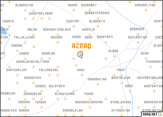 map of Azraq