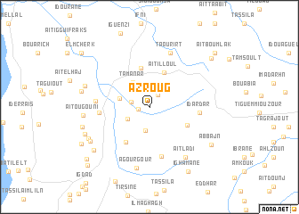 map of Azroug