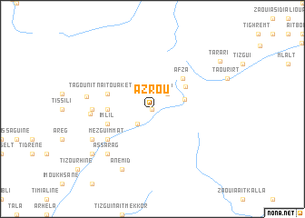 map of Azrou