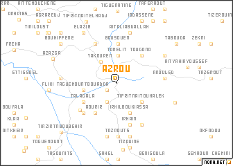 map of Azrou