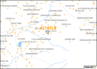 map of Aztatla