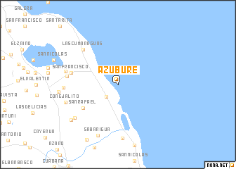 map of Azubure