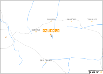 map of Azucaro