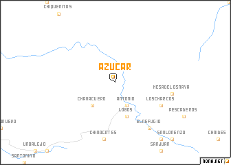 map of Azúcar